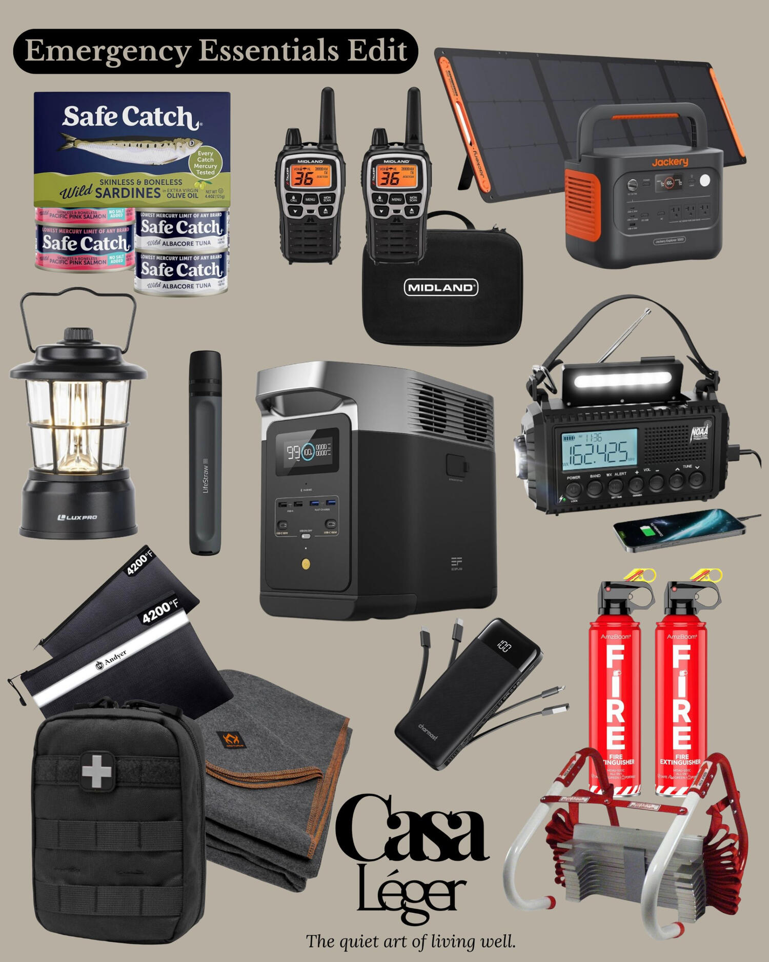 **11 – Emergency Essentials Edit – Casa Léger** **Shop the product links below.**